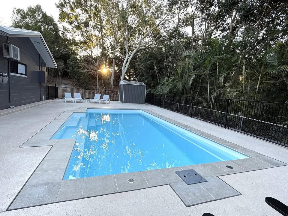 fiberglass pool leisure pools